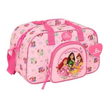 Bolsa Deporte Princesas Disney Rosa Oficial SAFTA para Niñas