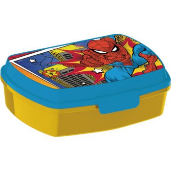 Marvel Spider-Man Attack Sandwichera Rectangular Negra SAFTA
