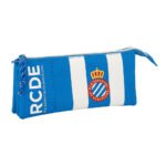 Portatodo Triple Rcd Espanyol LaLiga Oficial Blanco Azul
