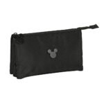 Disney Mickey Mouse Premium Portatodo Triple Negro SAFTA Oficial