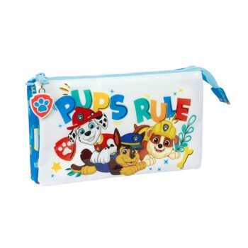 Paw Patrol "Pups Rule" Portatodo Triple AZUL