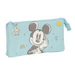 Mickey Baby Disney Portatodo Triple Azul/Claro