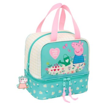Peppa Pig Portameriendas Térmico Pretty Flowers Menta Oficial