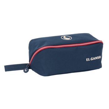 El Ganso Classic Portatodo Cuadrado Grande Azul SAFTA Escolar