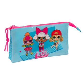 Lol Surprise! Divas Portatodo Triple AZUL SAFTA Original - SuperMochilas