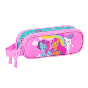 My Little Pony Magic Portatodo Doble - Colores Rosa y Turquesa