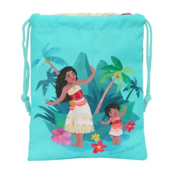 Vaiana Saquito Merienda Oficial SAFTA BEIGE/AZUL