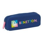 Benetton Cool Portatodo Cuadrado Silicona Azul Marino