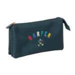 Harper & Neyer Portatodo Triple AZUL | Organiza Fácil para Preescolar