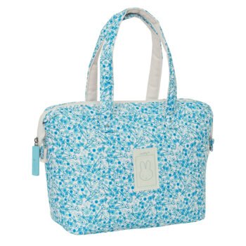 Miffy Mum Garden Neceser Grande Asas Turquesa Floral