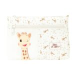 Sophie La Girafe Honey Portatodo Grande 2 Cremalleras Reciclado Beige Claro