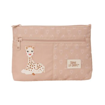 Sophie La Girafe Cookie Portatodo Grande Beige | SAFTA Oficial Preescolar Reciclado