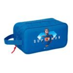 Zapatillero Mediano Superman DC Azul | Licencia Oficial SAFTA