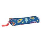 Cars Racing Portatodo Rectangular con Goma Elástica Azul