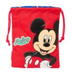 Saquito Merienda Mickey Mouse "Good Day" Azul Oficial Disney SAFTA
