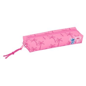 Disney Lilo & Stitch Chill Portatodo Rectangular con Goma Menta/Rosa