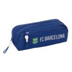 F.C. Barcelona LaLiga Navy Blue Portatodo Triple con Goma Elástica