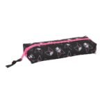 Kuromi Portatodo Rectangular con Goma NEGRO/FUCHSIA | SAFTA Oficial