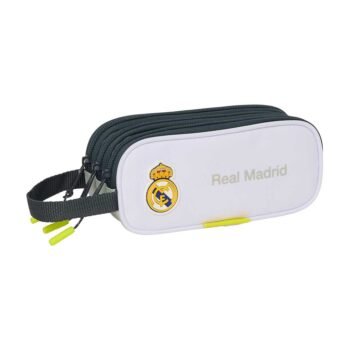Real Madrid Equip. 25/26 Portatodo Triple Blanco Oficial SAFTA
