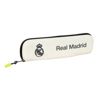 Real Madrid Oficial Equip. 25/26 Portatodo Estrecho Silicona Blanco