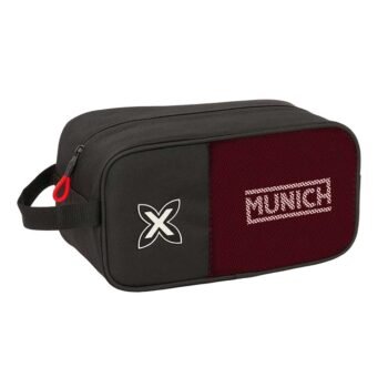 Zapatillero Munich Vulcan Negro Mediano | SuperMochilas Oficial