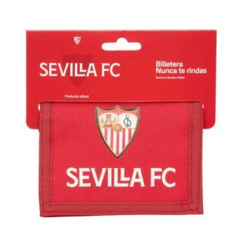 Sevilla FC Billetera Oficial LaLiga Roja Resistente al Agua