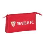 Portatodo Triple Sevilla FC Rojo SAFTA | Resistente al Agua Original