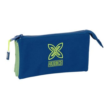 Munich North Portatodo Triple Azul Marino | Estuche Escolar Oficial SAFTA