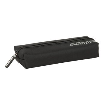 Kappa Dark Portatodo Rectangular Negro con Goma Elástica 22Cm