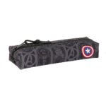Marvel Avengers Vendetta Portatodo Negro 22cm con Goma SAFTA
