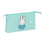 Miffy Friends Portatodo Triple Reciclado Azul Pastel