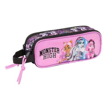 Portatodo Doble Monster High 'Drama' Multicolor SAFTA Original
