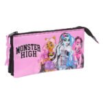 Monster High Drama Portatodo Triple Multicolor Oficial SAFTA