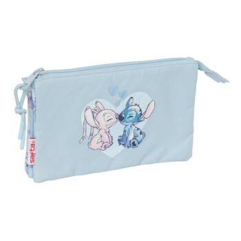 Portatodo Triple Stitch Lilo & Stitch Disney SAFTA Azul Claro