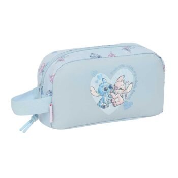 Stitch Porta Alimentos Térmico Disney Azul Claro Escolar SAFTA