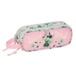 Disney Minnie Minty Portatodo Doble Rosa Floral SAFTA