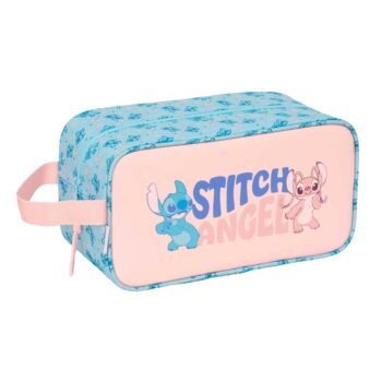 Zapatillero Disney Lilo & Stitch "Ohana" Mediano AZUL SAFTA Oficial