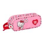 Hello Kitty Portatodo Doble Rosa - SAFTA Oficial