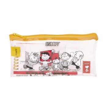 Snoopy Portatodo Actividades Denim SAFTA | Estuche Escolar PVC Completo