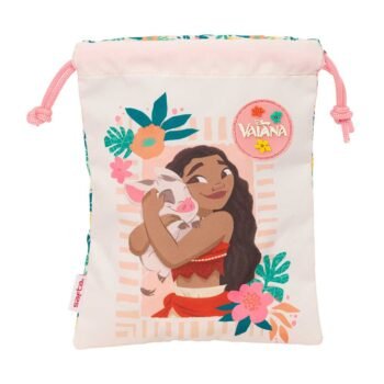 Saquito Merienda Vaiana Oficial MULTICOLOR SAFTA | Bolsa Infantil