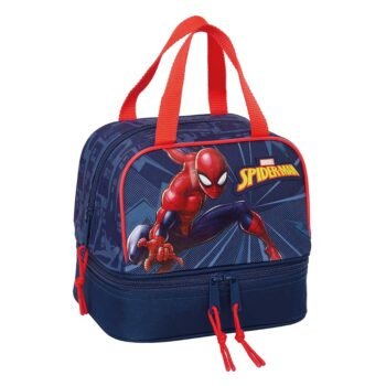 Portameriendas Oficial Spider-Man Marvel AZUL Niño