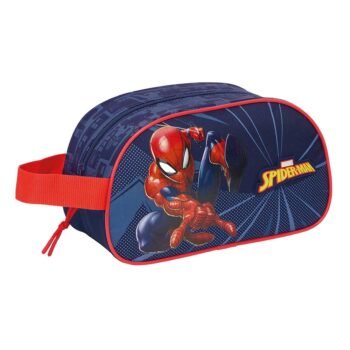 Neceser Spiderman Marvel Azul Adaptable Carro SAFTA Oficial