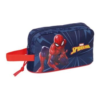 Spiderman Portadesayunos Térmico Azul Marvel Oficial SAFTA