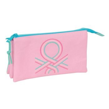 Benetton Dolce Portatodo Triple Multicolor | Organizador Escolar Preescolar SAFTA