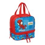 Portameriendas SAFTA Marvel Spiderman Spidey Preescolar Azul/Rojo