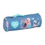 Portatodo Redondo Escolar Disney Frozen Azul SAFTA