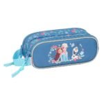 Frozen Disney Portatodo Doble Azul SAFTA - Estuche Escolar