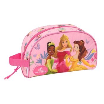 Neceser Escolar Princesas Disney Rosa SAFTA Adaptable a Carro