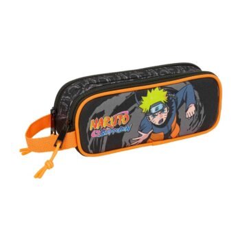 Portatodo Doble Naruto Negro Oficial SAFTA