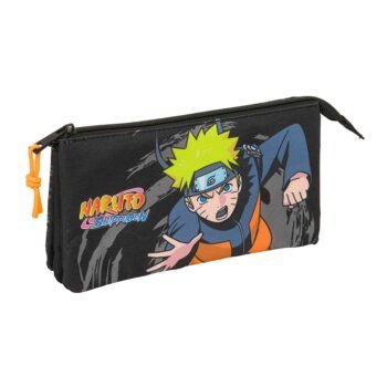 Naruto Portatodo Triple Negro Oficial SAFTA